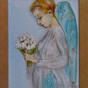 Angel with Flowers