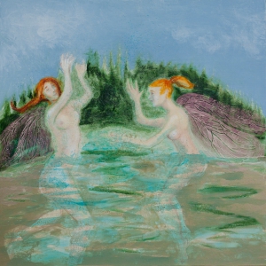 Fairies on the Forest Lake