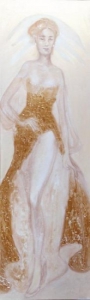 Golden Mail Dress