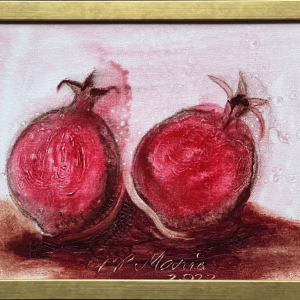 Two pomegranates